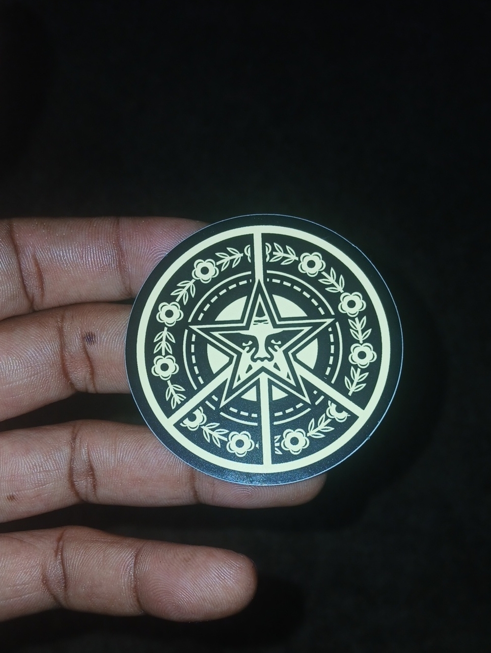 Obey Giant Shepard Fairey Andre Star Logo Vintage Sticker